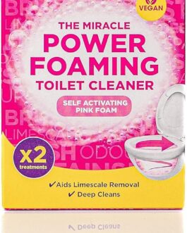 Stardrops – The Pink Stuff – The Miracle Power Foaming Toilet Cleaner – 2 Treatments – Self Activating Pink Foam