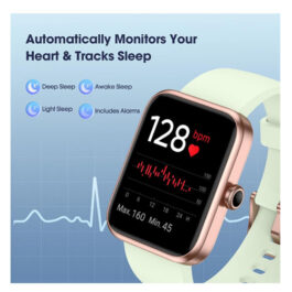 LIVIKEY Smart Watch, Fitness Tracker with Heart Rate Monitor, Blood Oxygen, Sleep Tracking, 41mm Smartwatch 5ATM Waterproof with Pedometer for Women Men Compatible with Android iPhone iOS