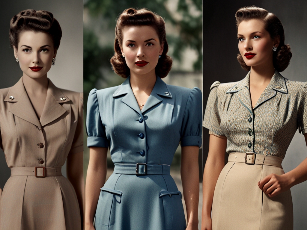 You are currently viewing Step Back in Time: Unveiling the Iconic Styles of 1940s Women’s Fashion