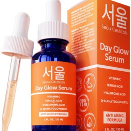 SeoulCeuticals Korean Skin Care 20% Vitamin C Hyaluronic Acid Serum + CE Ferulic Acid – Potent Anti Aging, Anti Wrinkle Korean Beauty 1oz