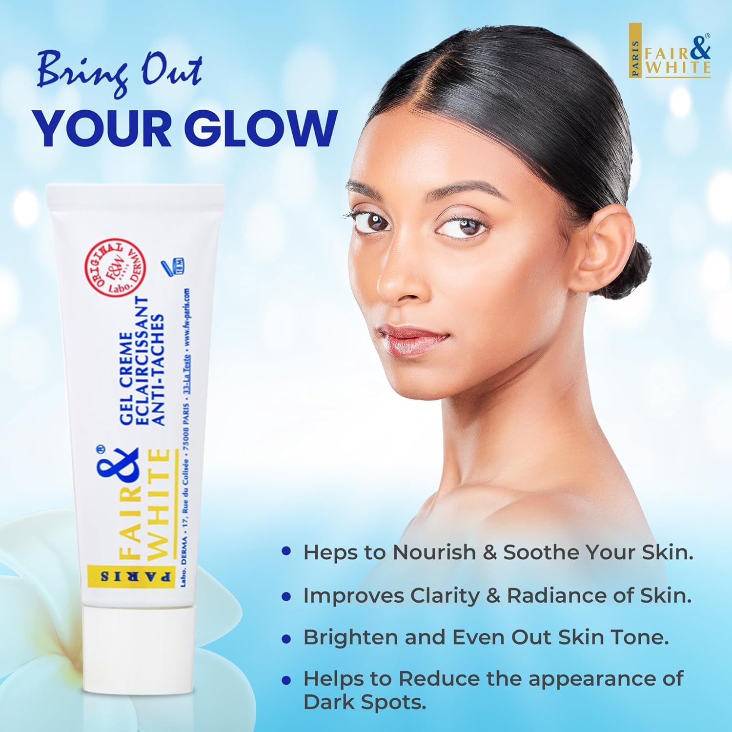 1761703092_FAIR-WHITE-Original-Skin-Brightening-Gel-Cream-30ml-1floz-For-Neck-Face-Armpit-Elbows-Private-Areas-Brightening-Gel-for-Uneven-Skin-Tone.jpg 1761703092 FAIR WHITE Original Skin Brightening Gel Cream 30ml 1floz For Neck Face Armpit Elbows Private Areas Brightening Gel for Uneven Skin Tone