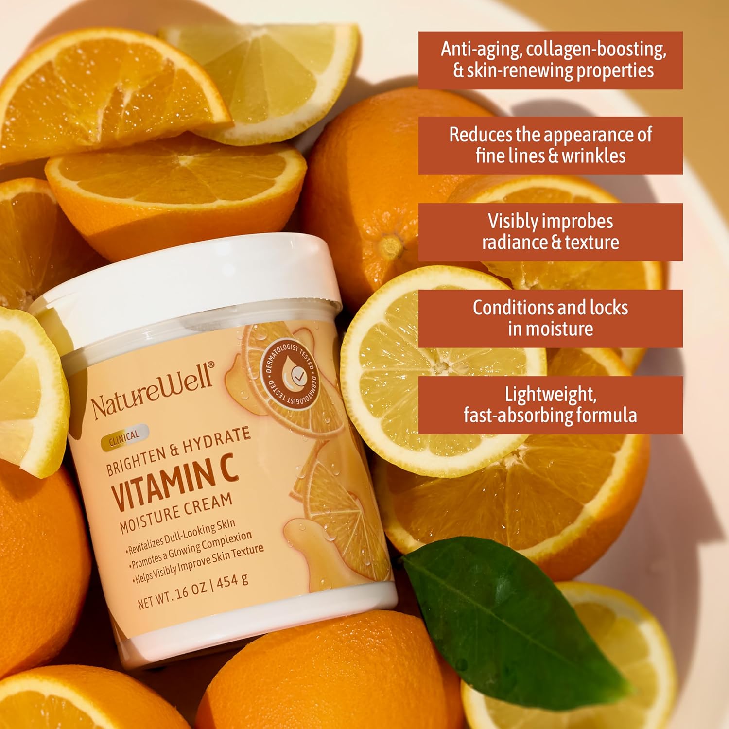 1761764291_NATURE-WELL-Clinical-Brighten-Hydrate-Vitamin-C-Moisture-Cream-Skincare-for-Face-Body-Hands-Revitalizes-Dull-Looking-Skin-Promotes-A-Glowing-Complexion-Helps-Visibly-Improve-Skin-Texture-16oz.jpg 1761764291 NATURE WELL Clinical Brighten Hydrate Vitamin C Moisture Cream Skincare for Face Body Hands Revitalizes Dull Looking Skin Promotes A Glowing Complexion Helps Visibly Improve Skin Texture 16oz