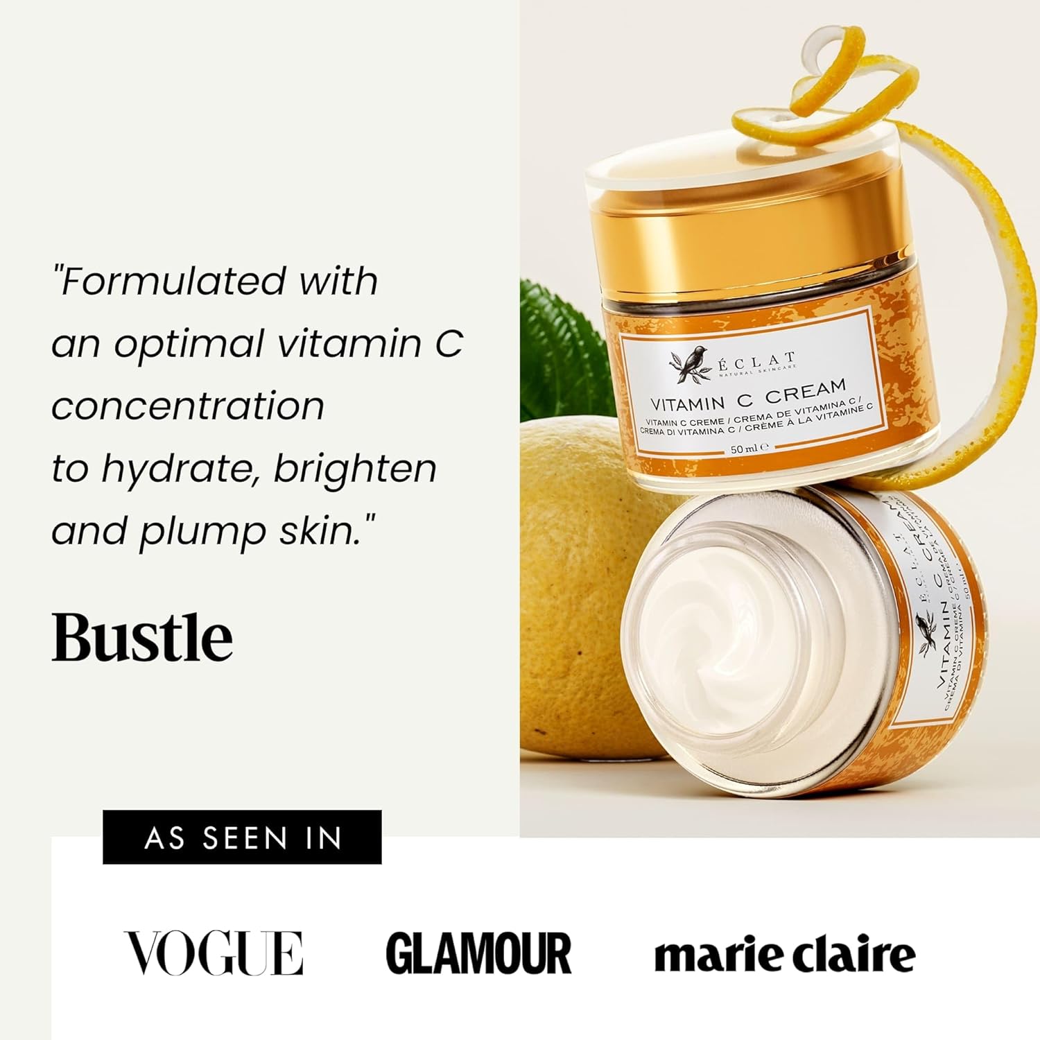 1761771490_Eclat-Skincare-Vitamin-C-Moisturizer-for-Face-with-Hyaluronic-Acid-Squalane-Face-Brightening-Cream-Anti-Aging-Firming-Hydrating-Vitamin-C-Cream-for-All-Skin-Tone-50-ml.jpg 1761771490 Eclat Skincare Vitamin C Moisturizer for Face with Hyaluronic Acid Squalane Face Brightening Cream Anti Aging Firming Hydrating Vitamin C Cream for All Skin Tone 50 ml