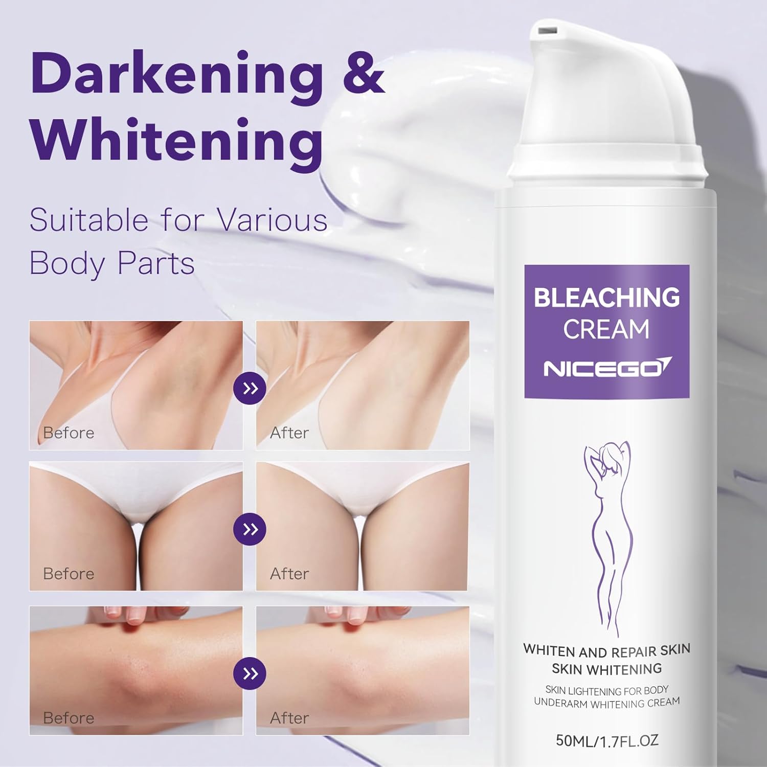 1761836297_Skin-Bleaching-Cream-Dark-Spot-Remover-for-Body-Skin-Tone-Lightening-for-Women-with-Vitamin-C-Moisturizer-Underarm-Whitening-Lotion-for-Intimate-Areas-Knees-Elbows-Bikini-Line-1.7-Fl-Oz.jpg 1761836297 Skin Bleaching Cream Dark Spot Remover for Body Skin Tone Lightening for Women with Vitamin C Moisturizer Underarm Whitening Lotion for Intimate Areas Knees Elbows Bikini Line 1.7 Fl Oz