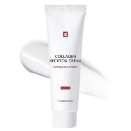 TOSOWOONG Collagen Necktox Cream with Collagen and Hyaluronic Acid for Neck Firming, Anti-aging, Wrinkles and Tightening, Korean Skin Care, 50ml, 1.69 fl. oz.
