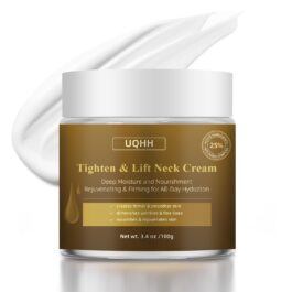 Neck Firming Cream 3.4oz – Advanced Tightening & Lifting for Sagging, Crepey Aging Skin – Double Chin Reducer, Wrinkle Cream for Women – Beauty & Personal Care, Korean Neck Tightening, Skin-Tight Look