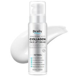 Tighten and Lift Neck Cream: Instant Face Lift Cream – 6-in-1 Anti-Aging Face Moisturizer for Anti-Wrinkle, Firm – Collagen, Retinol, Peptides & Hyaluronic Acid Neck Firming Cream for Skin Care