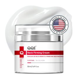 Neck Firming Cream with Retinol, Collagen & Hyaluronic Acid, Instant Lift & Tightening, Anti-Aging & Wrinkle Cream for Women & Man, Hydrating and Nourishing Tighten and Lift Neck Cream – 1.69Fl Oz