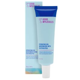 Good Molecules Hydrating Gel Moisturizer – Oil Free Face Moisturizer for Oily Skin With Ultra Hydrating Electrolytes to Rejuvenate, Skin Care for Face