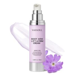 VASSOUL Lift and Firm Arm Cream : Skin Tightening Cream for Body – Firms Loose Skin, Reduces Cellulite on Arms, Thighs & Butt – 100ML