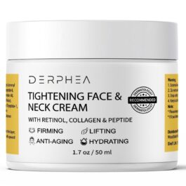 Neck Tightening Cream, Neck Firming Cream For Tightening and Firming, Fine lines, Loose & Sagging On Face, Decollete & Other Skin Areas – 1.7 OZ