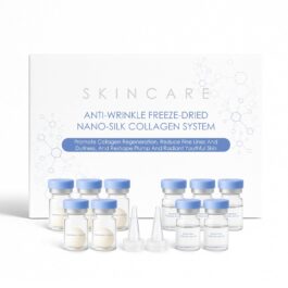 Skin Care, Noviqo Freeze Dried Collagen for Face, Anti-Wrinkle Nano-Silk Collagen Renewal System, Hydrating Serum for Skin Care & Eye Lift