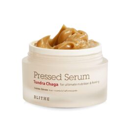 BLITHE Pressed Serum Chaga Mushroom – Advanced Skin Tightening Cream for Face, Face Tightening and Lifting Formula for a Natural Face Lift 1.68oz