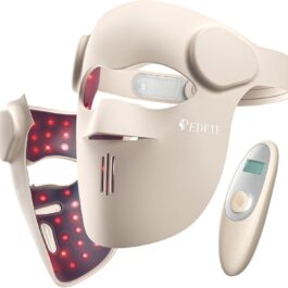 Red Light Therapy for Face, 9 Modes Wireless Face Mask Light Therapy, 850nm Infrared & Red Light Masks, 2500mAh Rechargeable, 3D Facial Fit, Light Therapy Skin Care At Home (480 Beads)