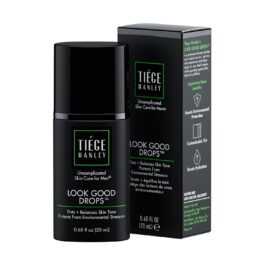 Tiege Hanley Look Good Drops – Customizable Tinted Face Booster for Men, 20ml – Natural Tan Glow, Hydrating Drops with Hyaluronic Acid, Blue Light & Pollution Protection, Antioxidant Skin Defense