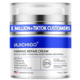 Neck Firming Cream | Face Moisturizer for Women – Anti Aging Formula for Tightening and Firming with Retinol,Collagen,Hyaluronic Acid | Day & Night Moisturizer Suited for Most Skin Types,1.7 OZ