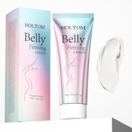 B Flat Belly Firming Cream: Premium Skin Tightening & Moisturizing for Stomach, Women Body Lotion for Firmness and Lift of Thighs & Butt – Pregnancy Skin Firming – 4.2 Fl Oz