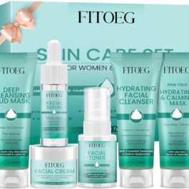 Teen Women Gifts,Skin Care,Skincare,Hydrate,Oil Control,Pore Shrinking,Anti-Allergy Facial Skin Care Routine Kit Travel Size Gift Set Stocking Stuffers for Teen Girls 10-12 16-18 & Women for All Skin