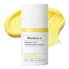 BIODANCE Radiant Vita Niacinamide Cream, Brightening, Dark Spot Correcting Facial Moisturizer, Korean Skincare | 1.69 fl.oz, 50ml