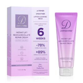 Retinol Neck Firming Cream – Neck Cream for Firming and Tightening, Skin Tightening Cream for Face, Tighten and Lift Neck Cream with Collagen & Hyaluronic Acid, Anti-Aging Moisturizer – 1.76 fl.oz