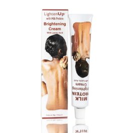 OMIC Lighten-Up Lactic Acid Cream – 1.7 Fl oz / 50 ml – Skin Brightening Cream, AHA Cream, Helps Even Skin Tone – with Vitamin C & Shea Butter