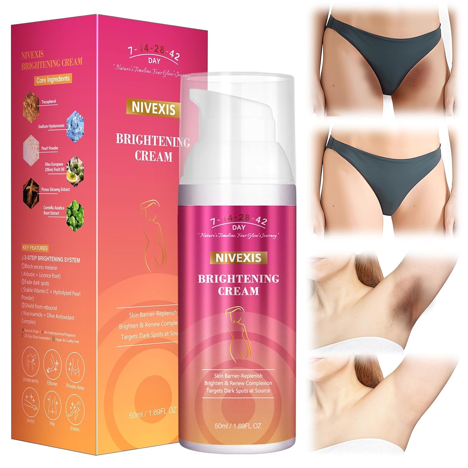 Skin-Lightening-Cream-Dark-Spots-Remover-for-Body-Even-Toning-Effectively-Whitening-Women-Intimate-Areas-Bikini-Line-Underarms-Knees-Elbows-Renew-Complexion-and-Replenish-Skin-Barrier.jpg Skin Lightening Cream Dark Spots Remover for Body Even Toning Effectively Whitening Women Intimate Areas Bikini Line Underarms Knees Elbows Renew Complexion and Replenish Skin Barrier